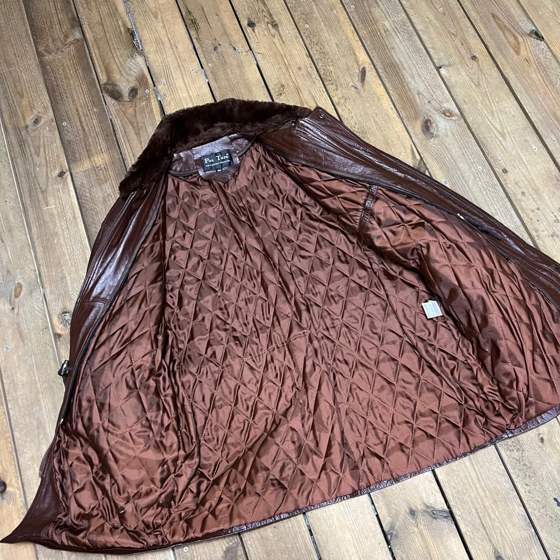 빈티지 가죽 자켓  상품이미지5