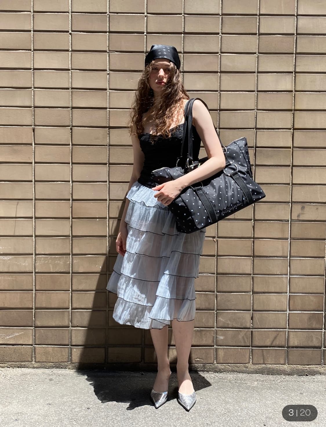 루즈슬립오버 Noir Tiered Skirt *Foggy Baby 상품이미지6