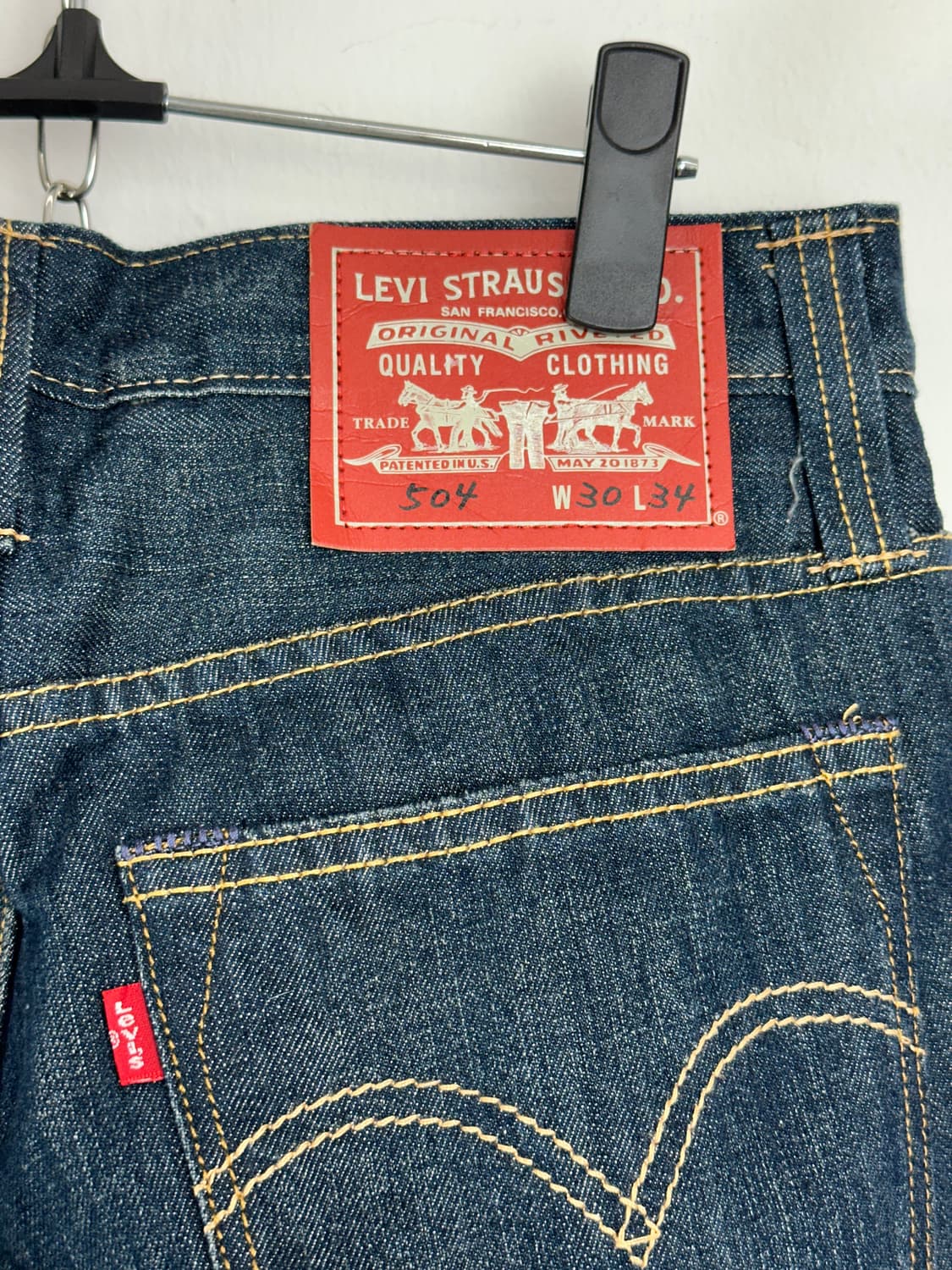 Levi’s 504 Regular Straight Denim Jeans 상품이미지8