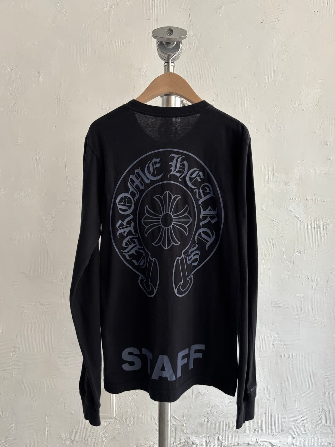 Chrome Hearts 크롬하츠 그레이 홀스슈 로고 스태프 롱슬리브 상품이미지5