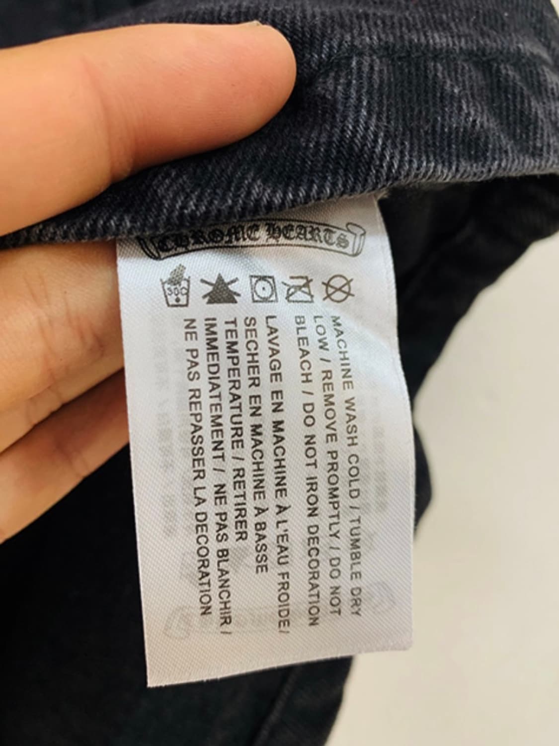 크롬하츠 데님 자켓 2XL 상품이미지7