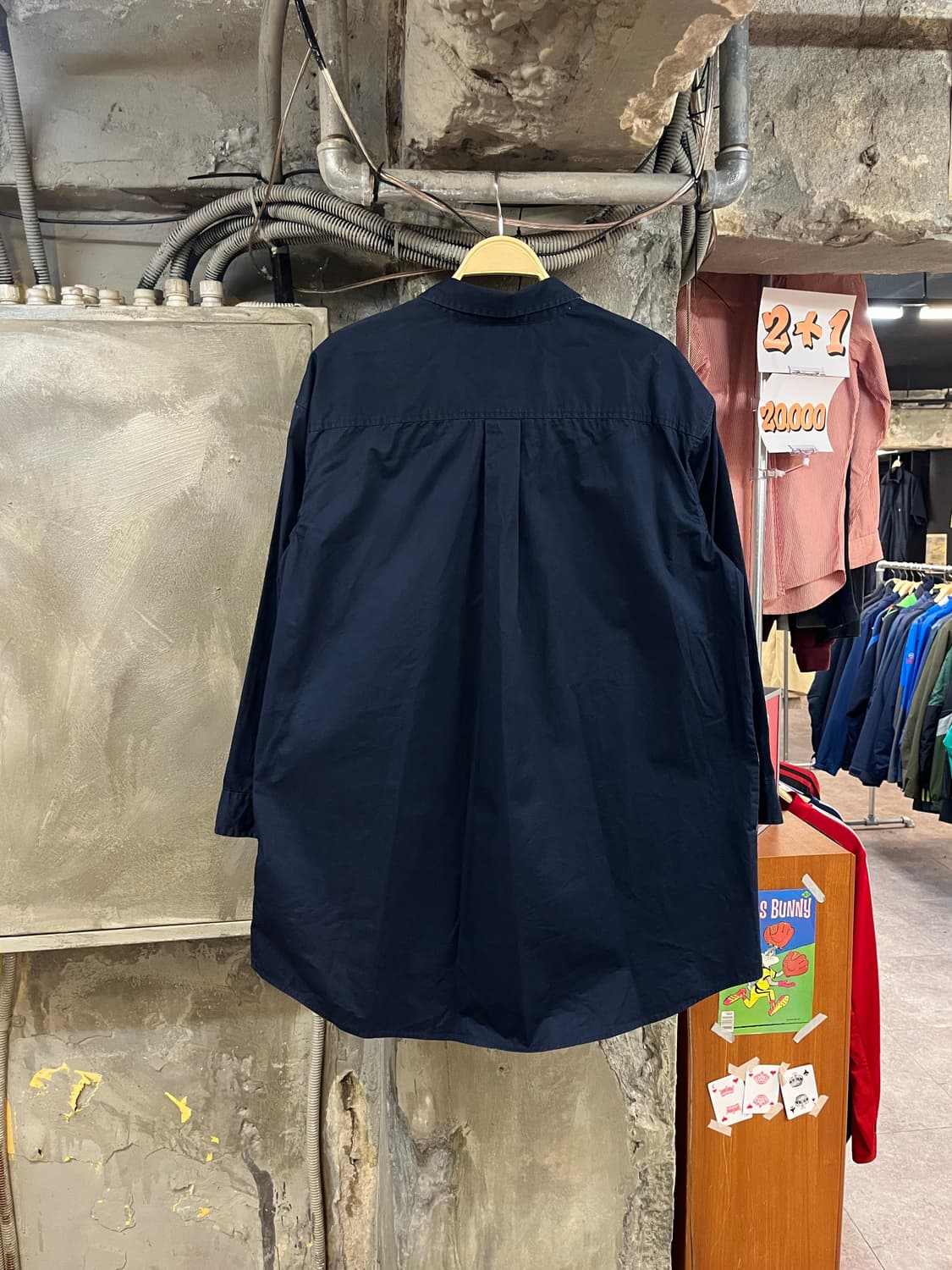 타미힐피거 셔츠 네이비 L #csz3070 상품이미지2