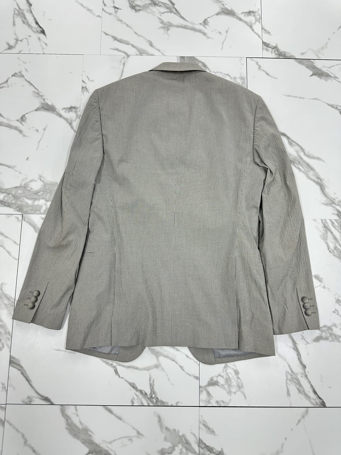 띠어리 스트라이프 투버튼 블레이저 상품이미지2