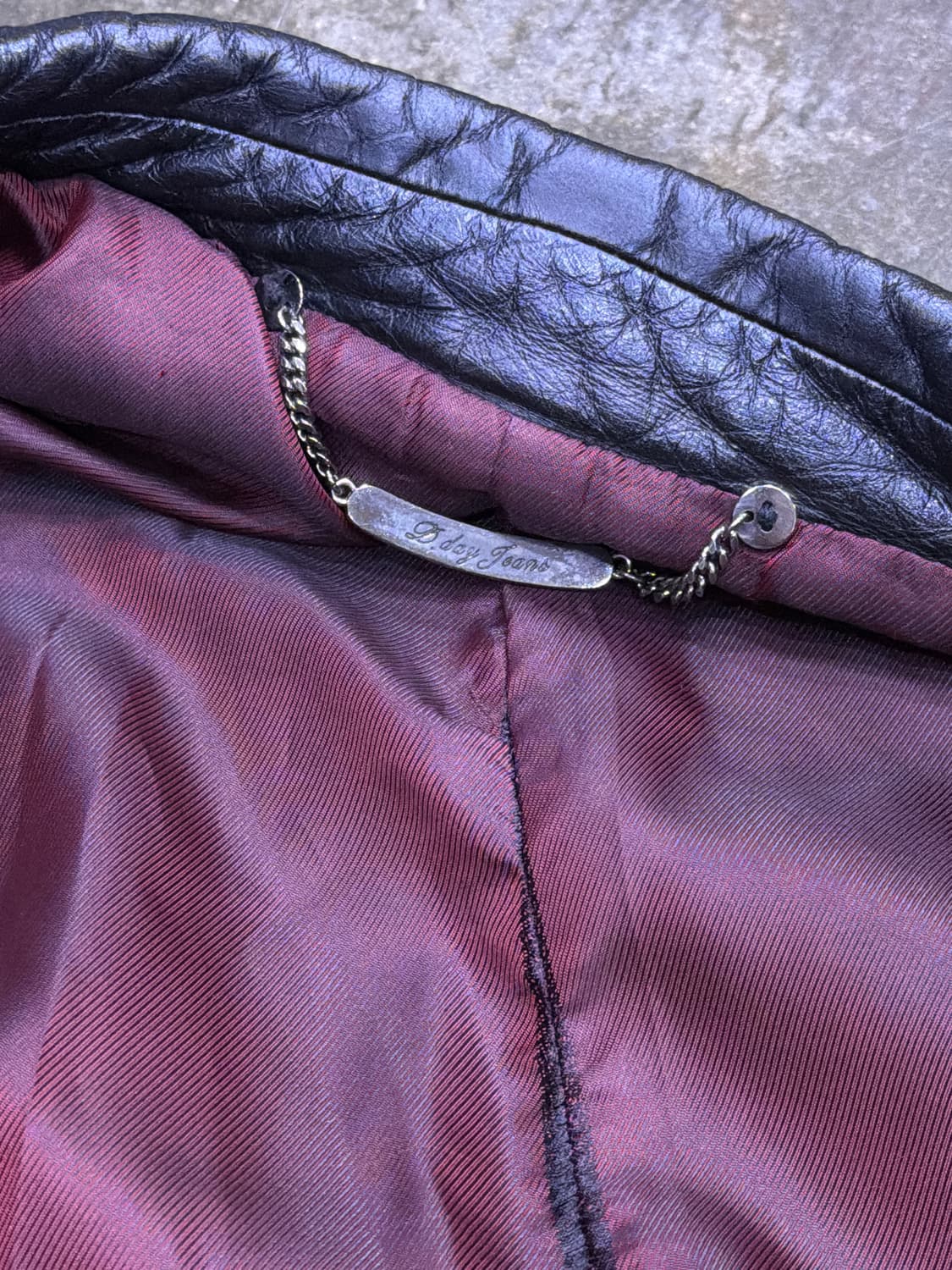 디데이 빈티지 소가죽 싱글 미드 레더자켓 105 상품이미지6