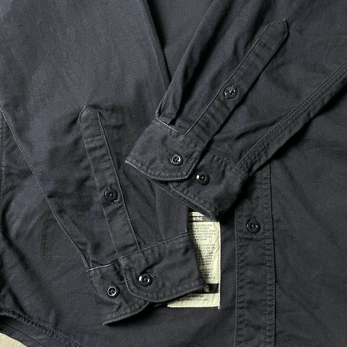 CARHARTT 칼하트 빈티지 네이비 플랩포켓 워크 셔츠 A00971 상품이미지5
