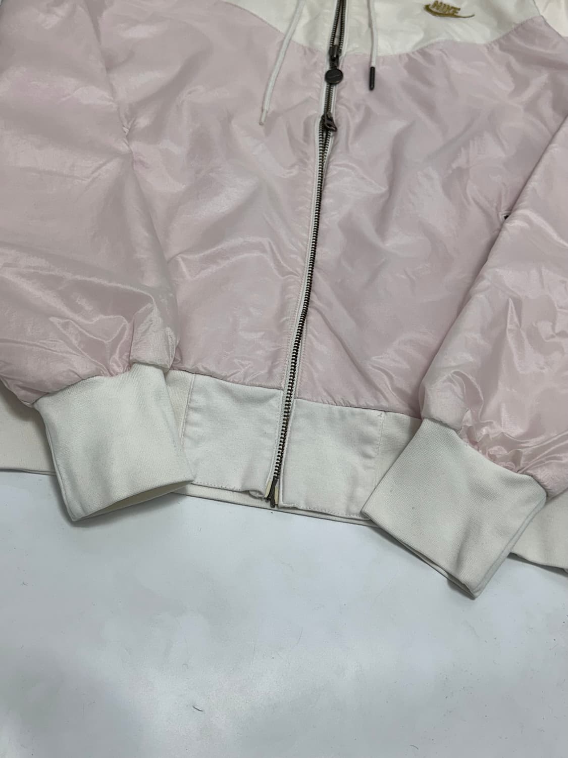 나이키 투웨이 윈드러너 바람막이 후드집업 핑크 아이보리 상품이미지5