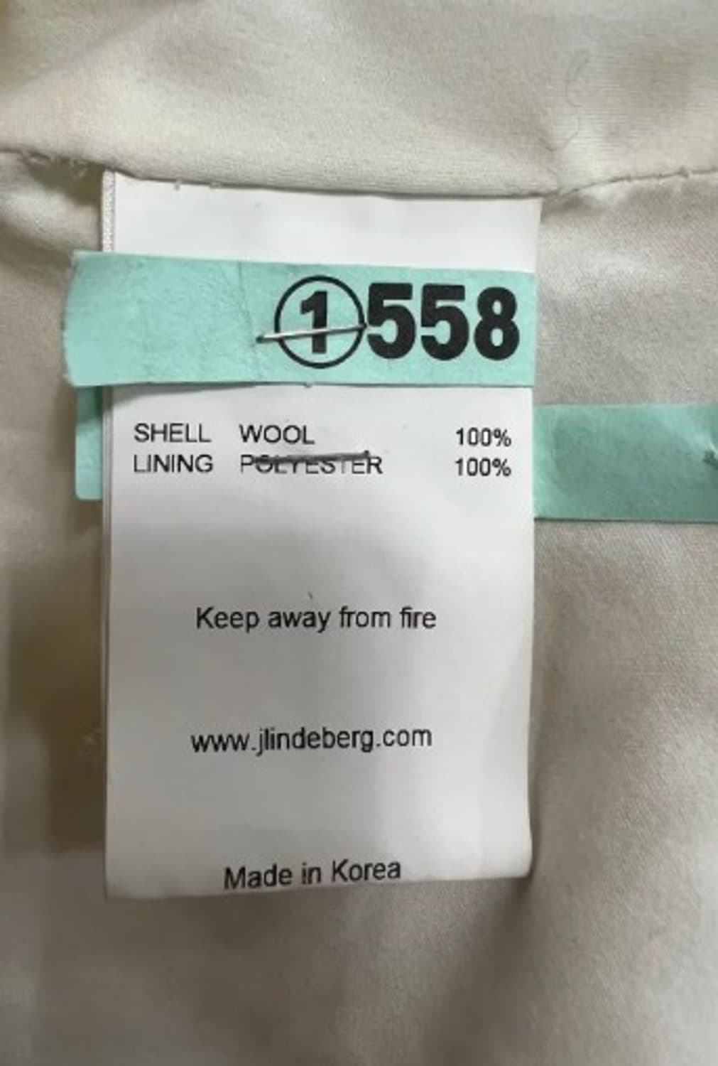 제이린드버그 남성 울방풍반집업니트 L 상품이미지6