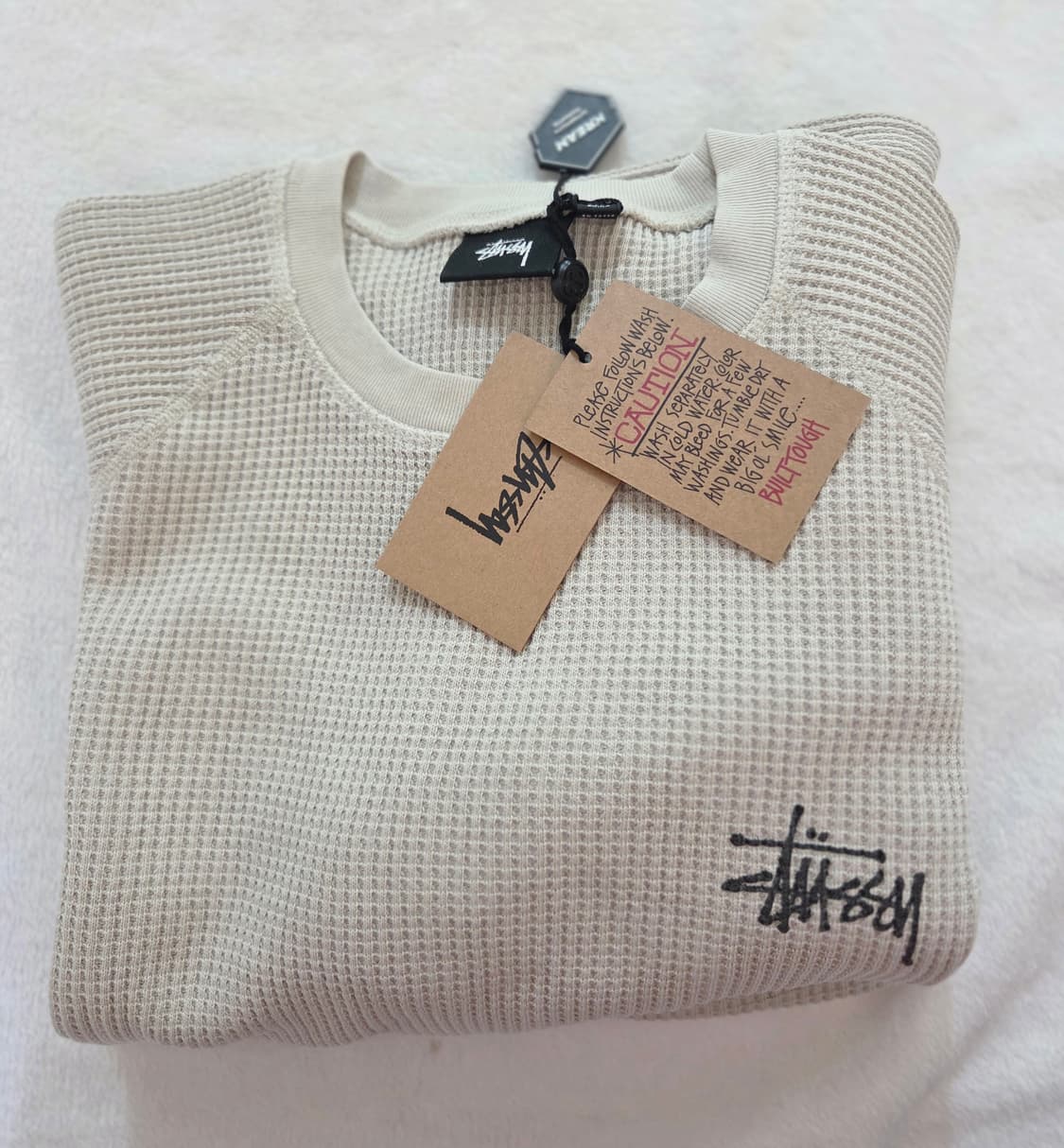 스투시 래글런 써멀 롱슬리브 크루 본 상품이미지2