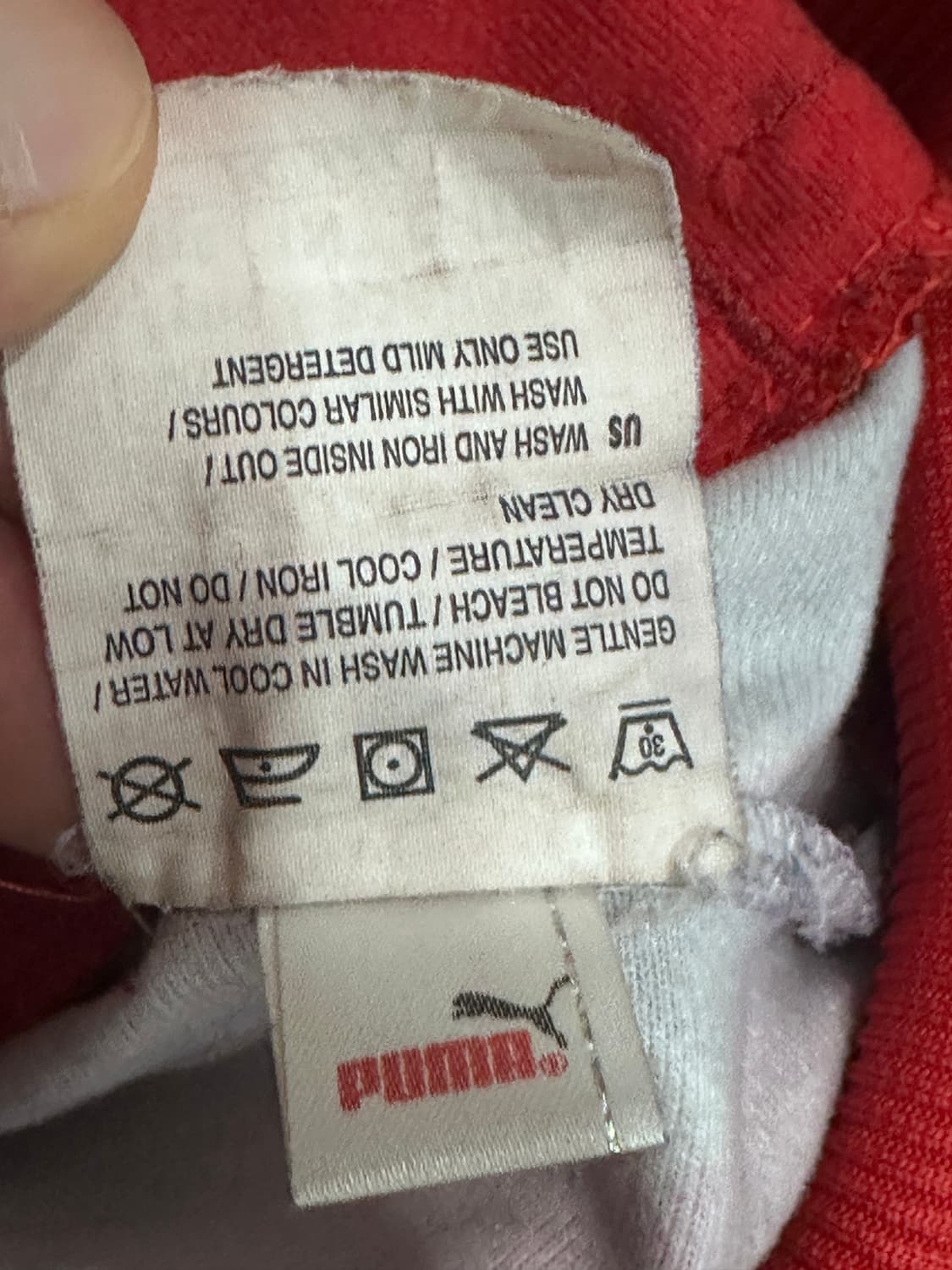 푸마 올드스쿨 레드 블랙 체크 트랙탑 져지 상품이미지7