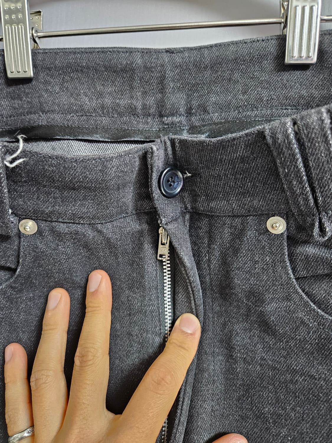 앨리스 로렌스 Alice Lawrance 하이브리드 블랙 데님 팬츠 상품이미지3