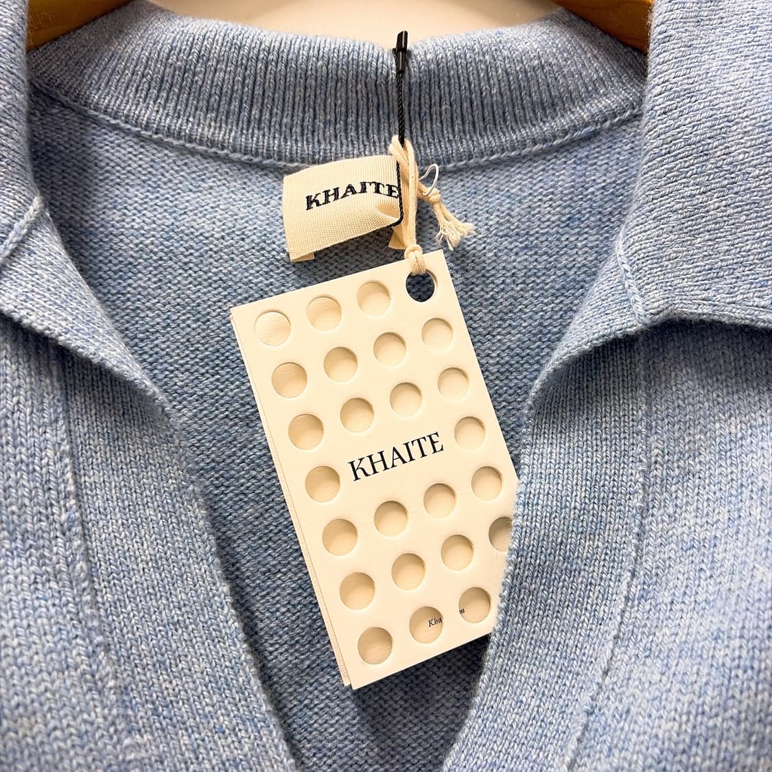 (정품/새상품) KHAITE 케이트 여성 캐시미어 폴로 니트 상품이미지2