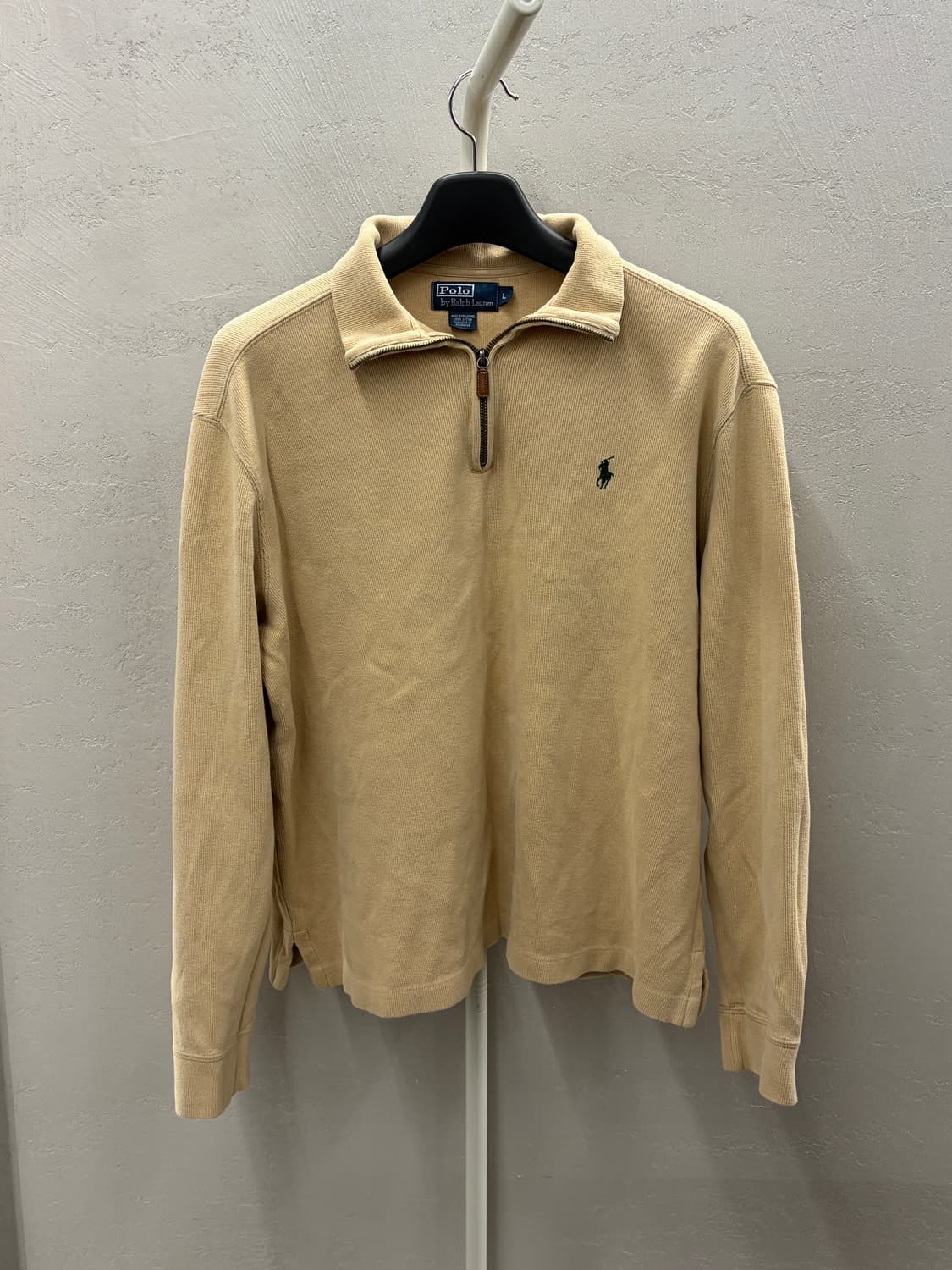 폴로 랄프로렌 니트 하프 집업 L 상품이미지2