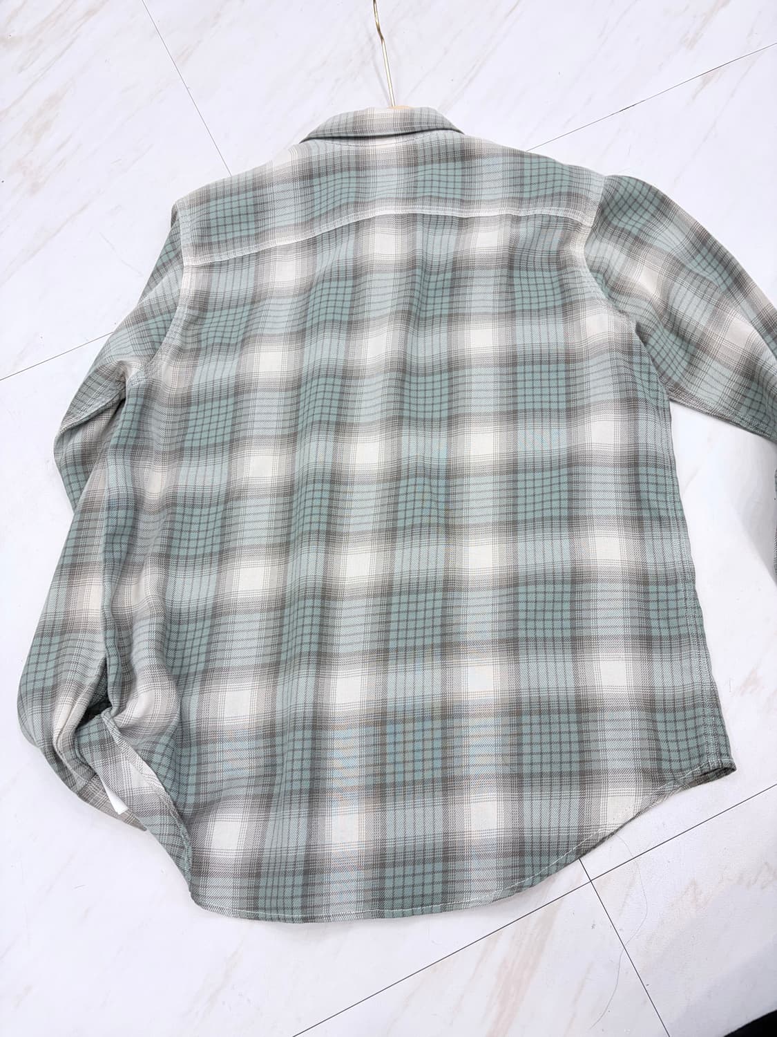 더블알엘 여성 체크 셔츠 3 상품이미지4