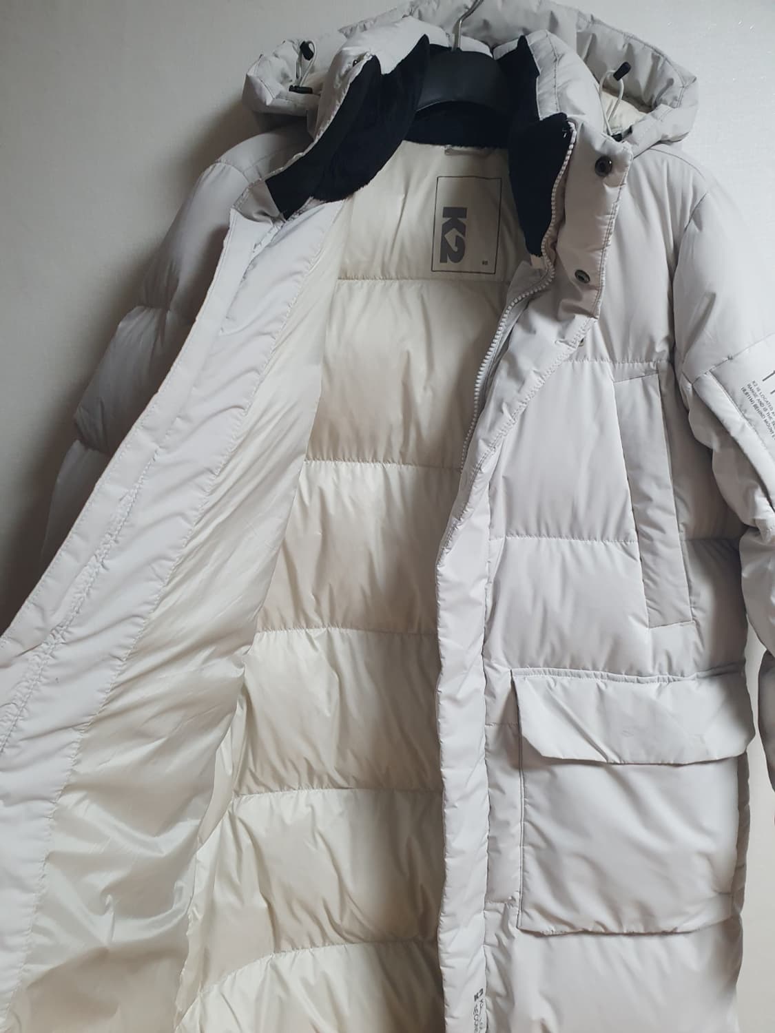 K2 포디엄2 롱패딩 라이트그레이 90 ❄️ 상품이미지8