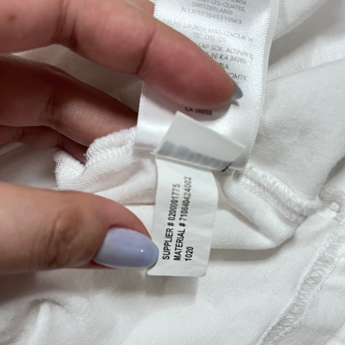 [정품] 폴로 화이트 프린팅 반팔티 [ L ] 상품이미지6