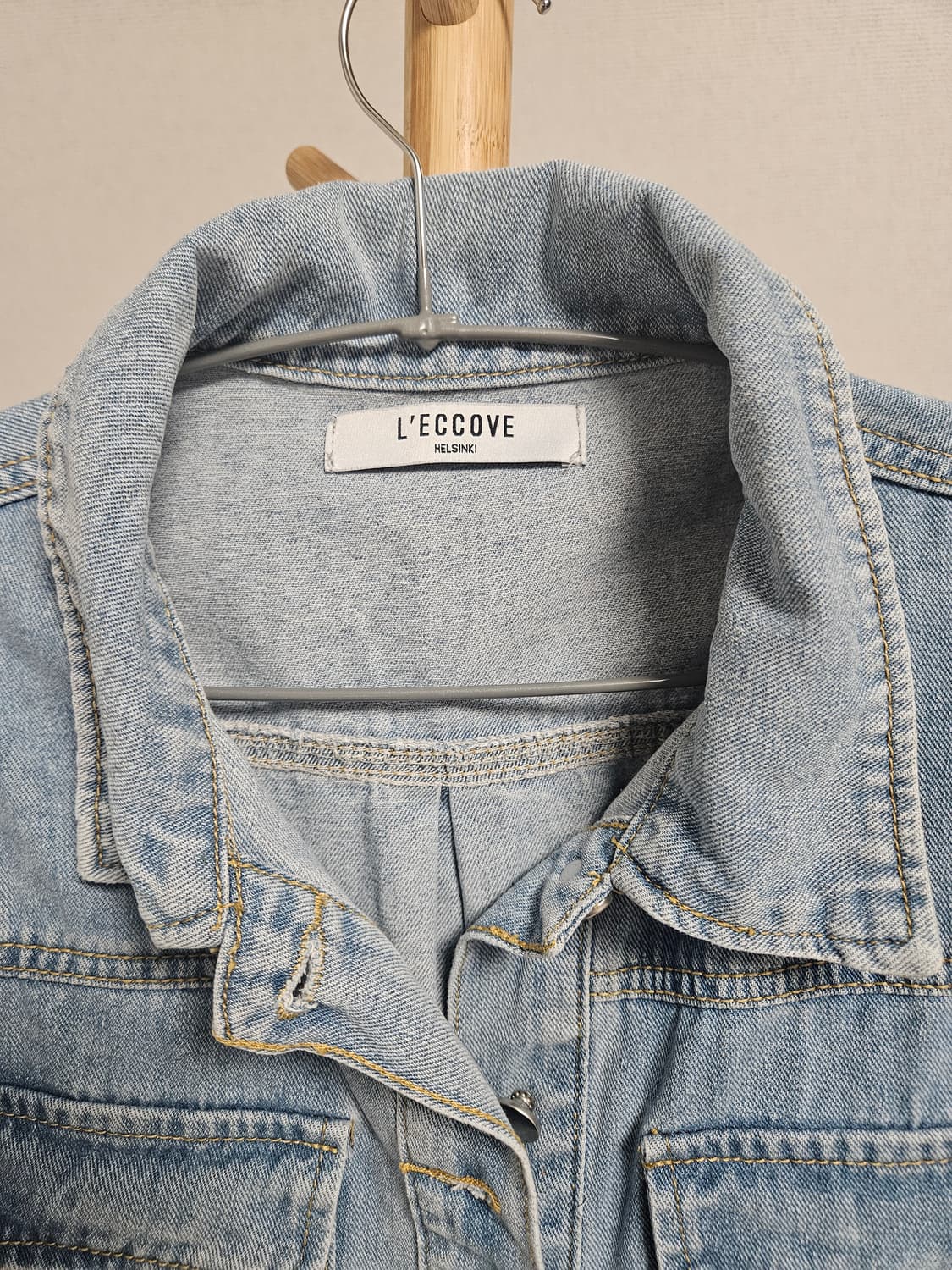 L'ECCOVE 헬싱키 데님 반팔 자켓 상품이미지2