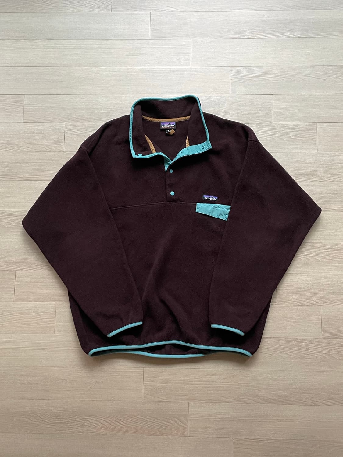 파타고니아 신칠라 브라운 블루 플리스 patagonia 상품이미지1