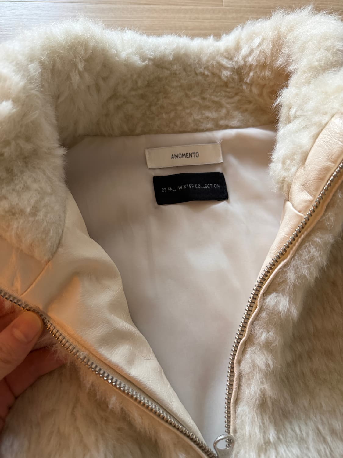 아모멘토 퍼 블루종 자켓 상품이미지2