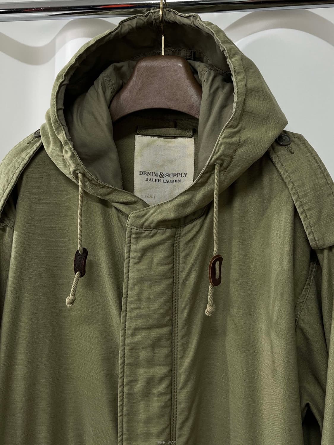 [L]폴로 랄프로렌 M-51 페인티드 올리브 피쉬테일 파카 자켓 상품이미지4