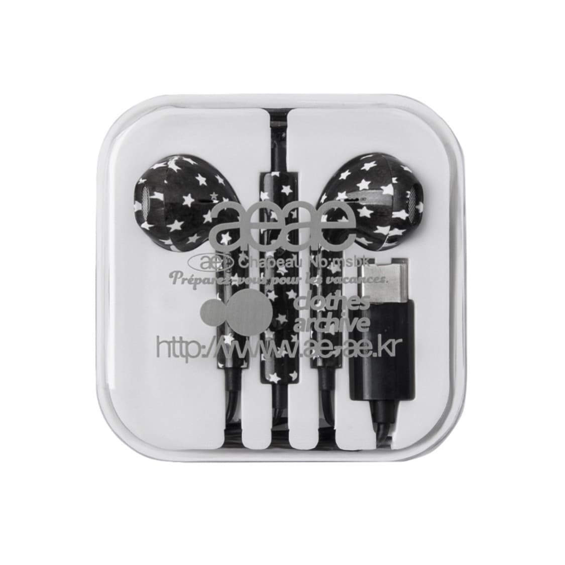 aeae 이어폰 새상품 블랙 c타입 상품이미지1