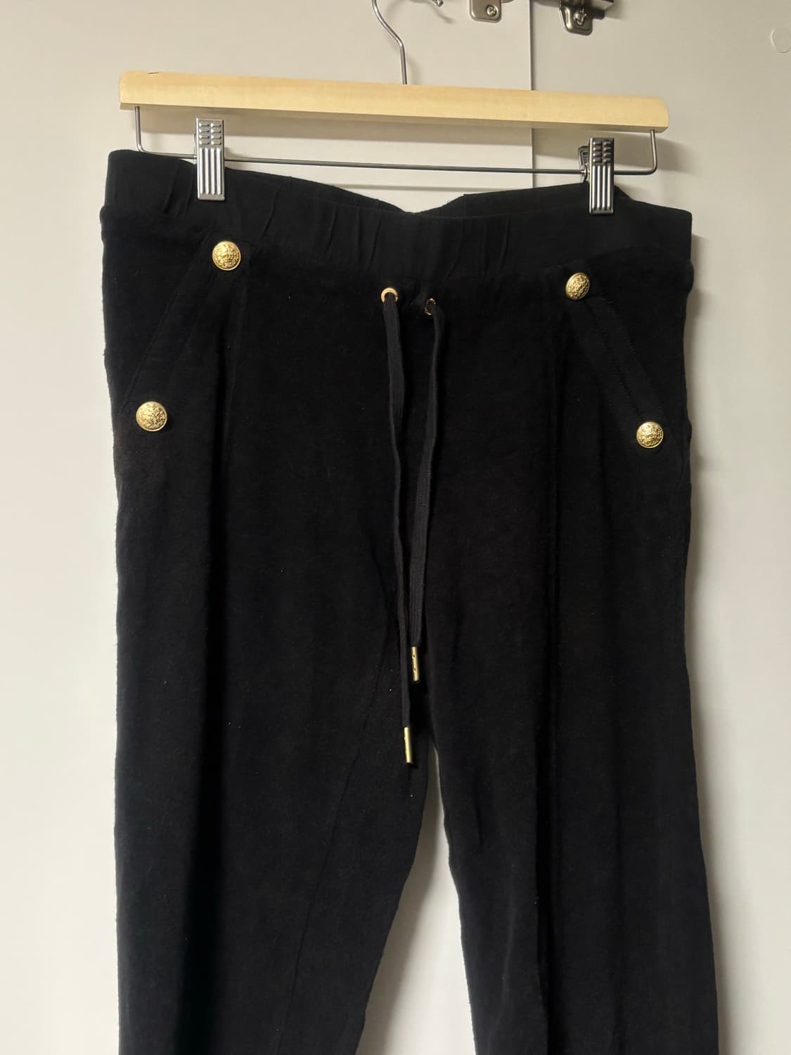 쥬시 블랙 테리 금장 셋업 상품이미지4