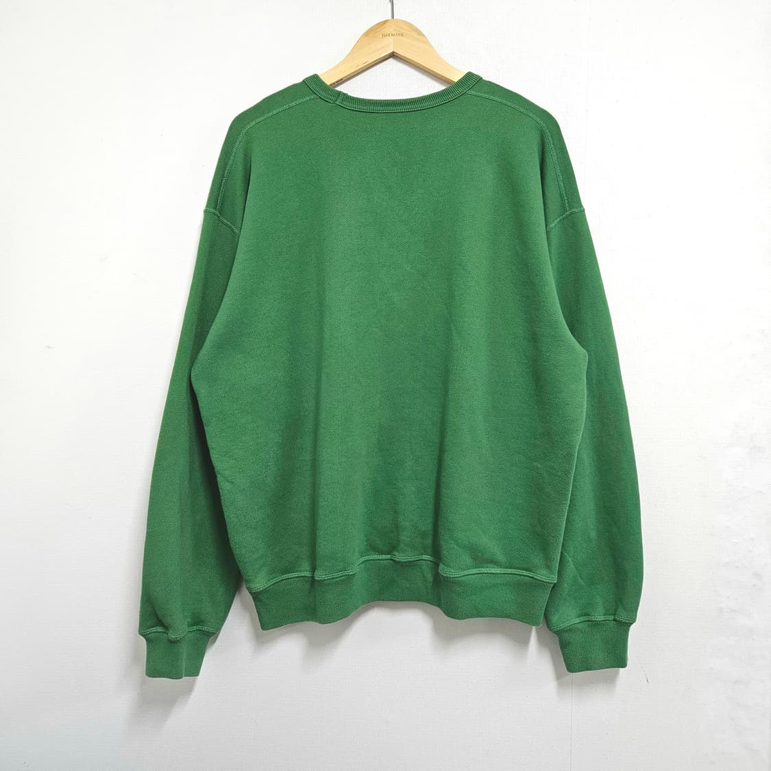 토마스모어 올리버 말차 그린 오버핏 맨투맨 상품이미지3