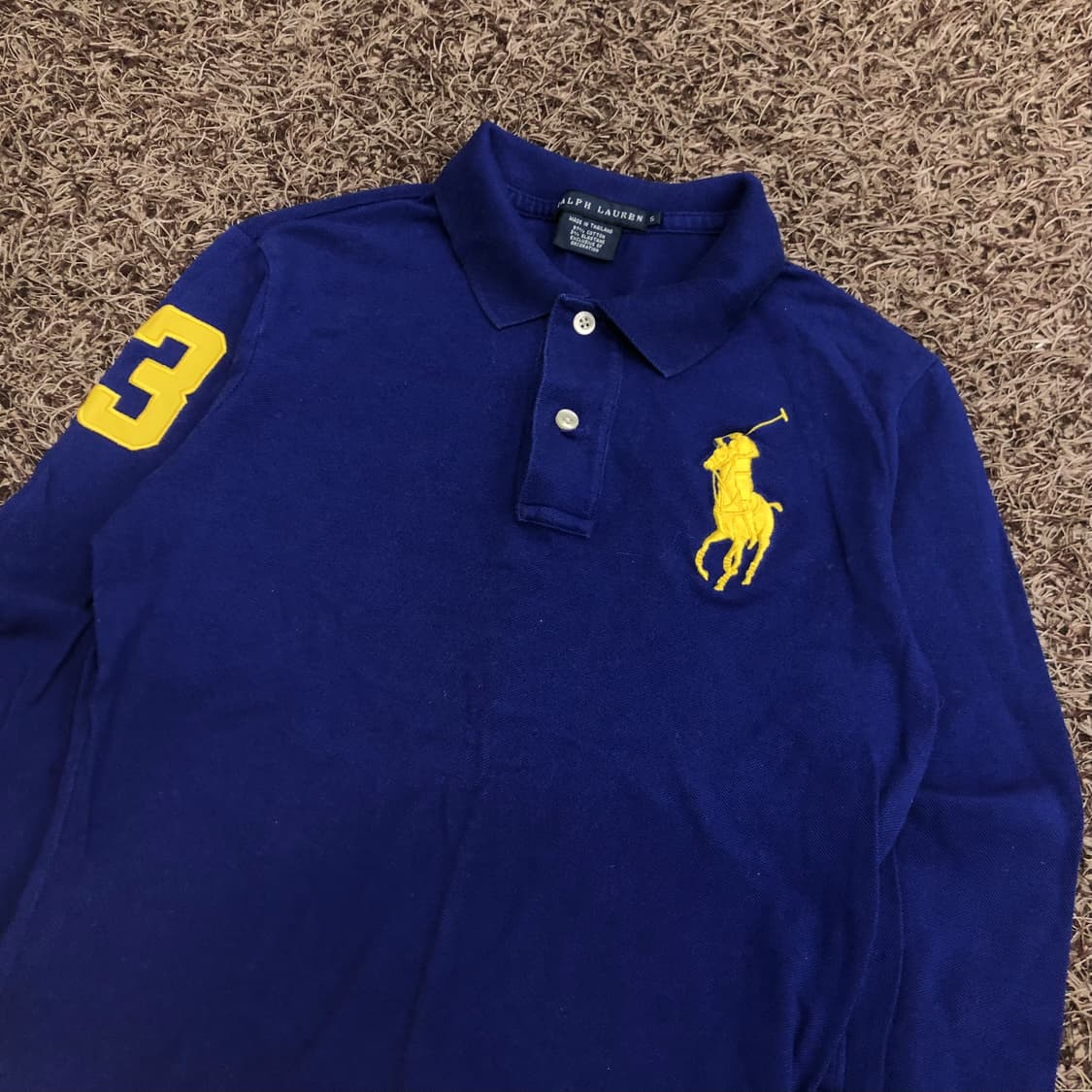 폴로 랄프로렌 빅포니 카라 롱슬리브 긴팔 티셔츠 상품이미지2