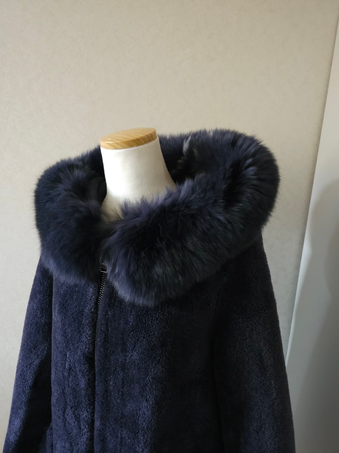 A&D 아뜰리에 사가퍼 양모 폭스 코트 상품이미지2