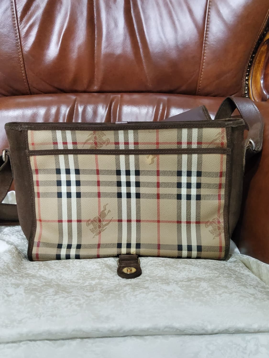 빈티지 버버리 크로스백 90년대초 제품 상품이미지5