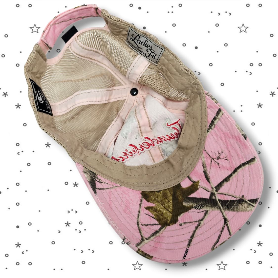  Thunderbirds 리얼트리 핑크 메쉬 캡 상품이미지9