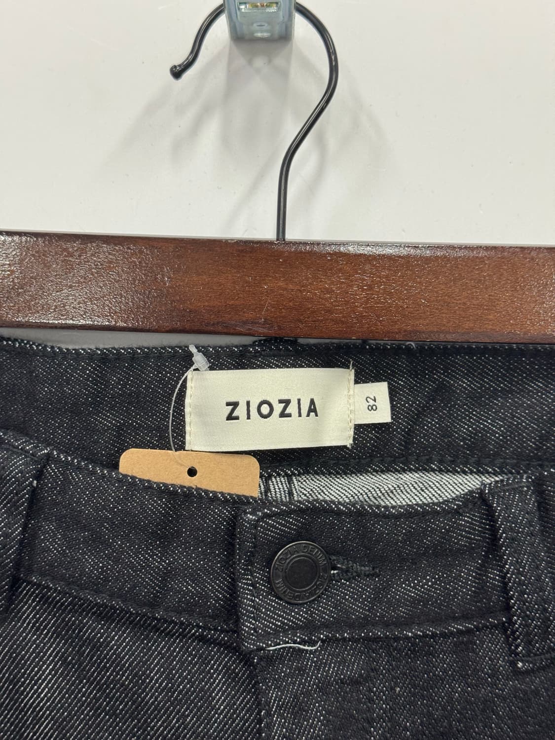 ZIOZIA 흑청 와이드 데님 팬츠 상품이미지4