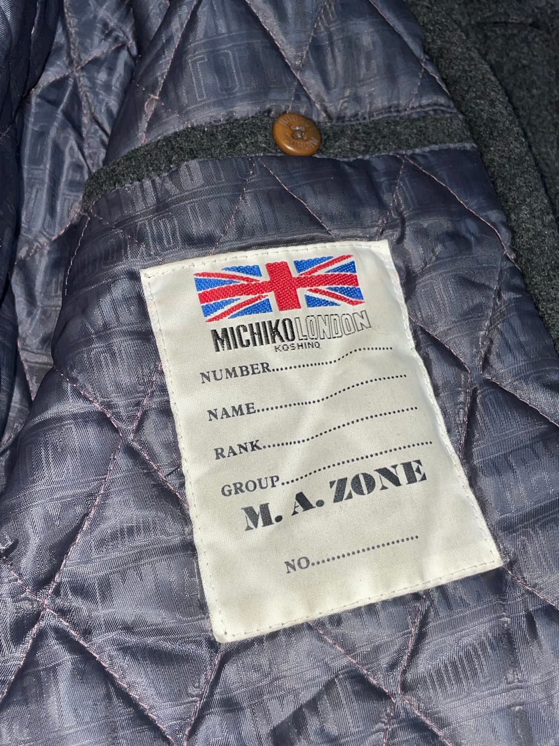 미치코코시노런던 빈티지 버튼 울코트 핀터레스트유니섹스미세키서울코이세이오 상품이미지8