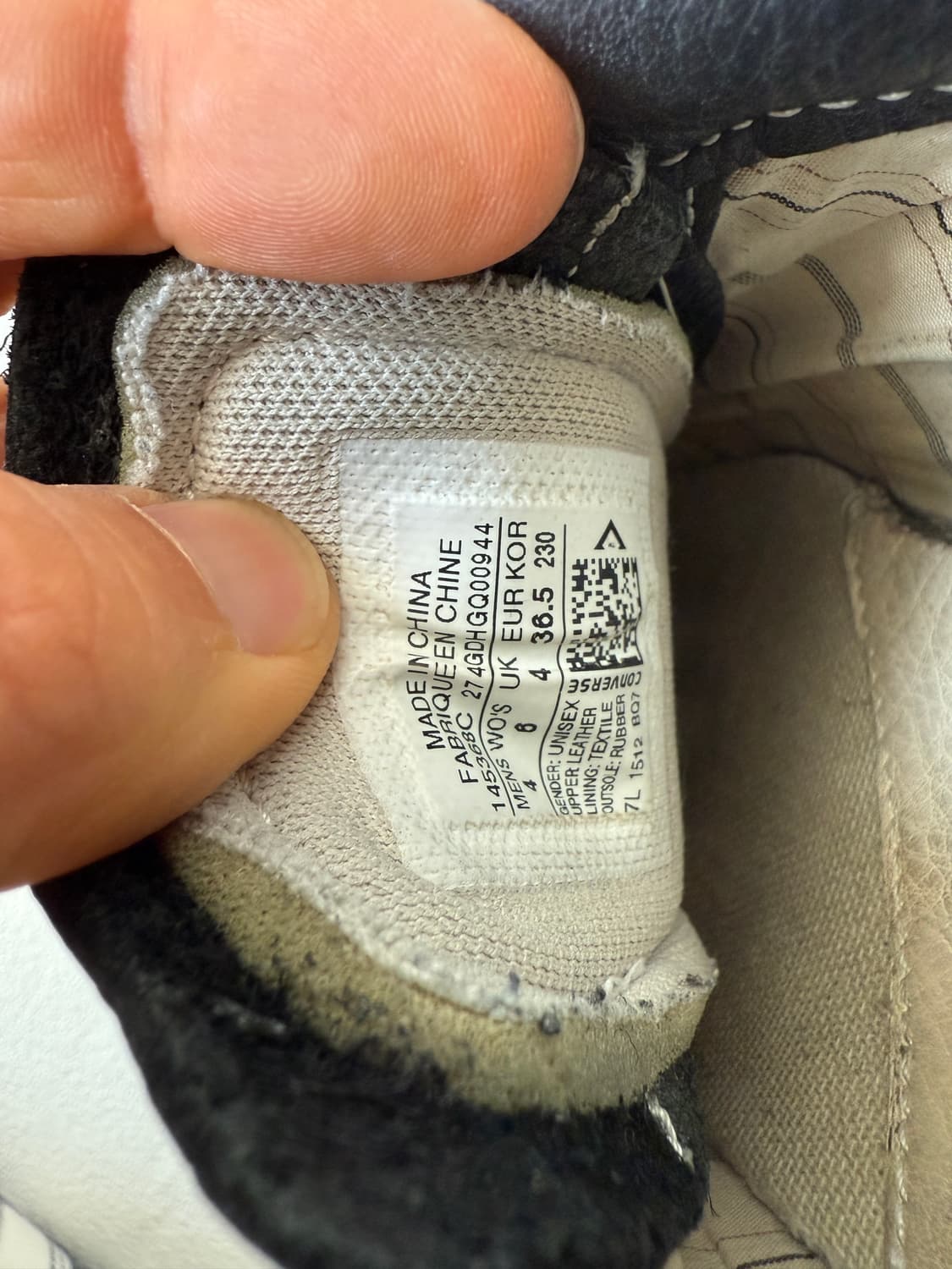 [230]컨버스 X 존바바토스 레더 스니커즈 상품이미지8