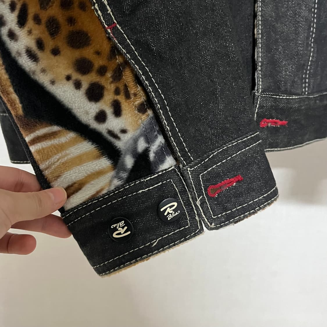 RAW BLUE 애니멀 트리커 자켓 XL 상품이미지5