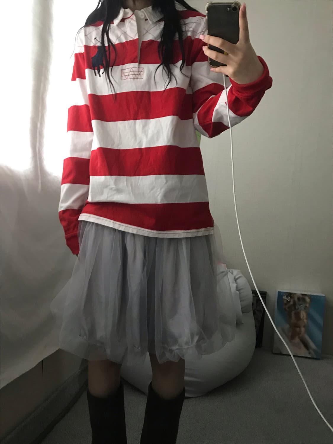 폴로 스트라이프 빅포니 럭비티셔츠 상품이미지8