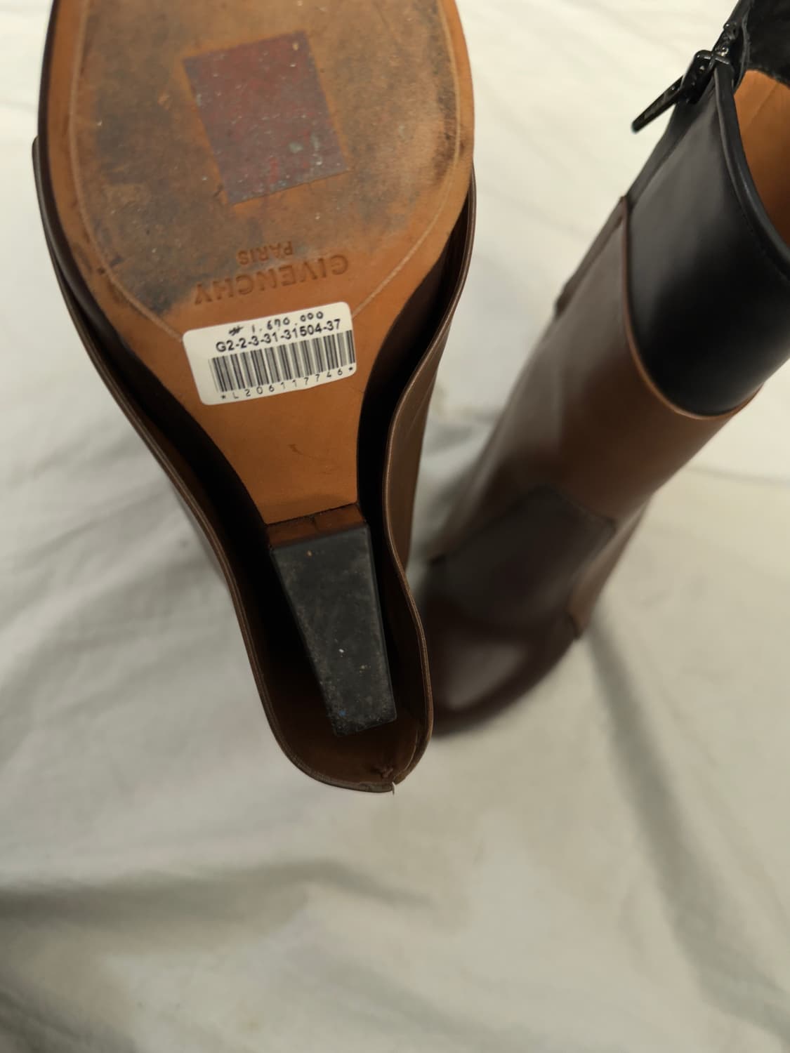 지방시 샤크 웨지힐 앵클부츠 상품이미지5