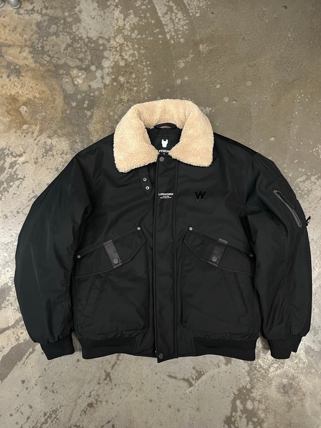 라이프워크 봄버자켓 블랙 M 상품이미지1