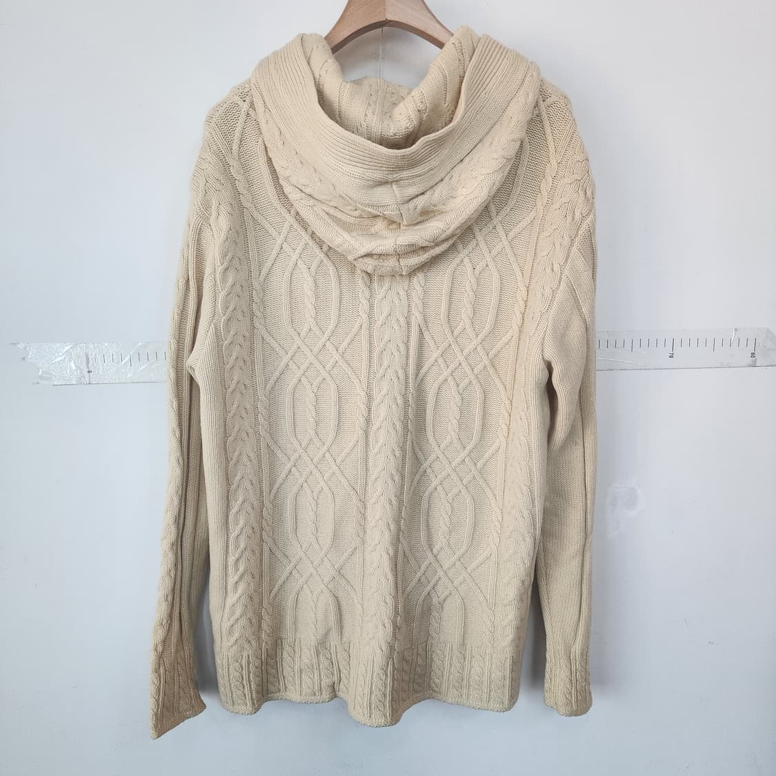 라코스테 케이블 후드 가디건 아이보리 상품이미지7