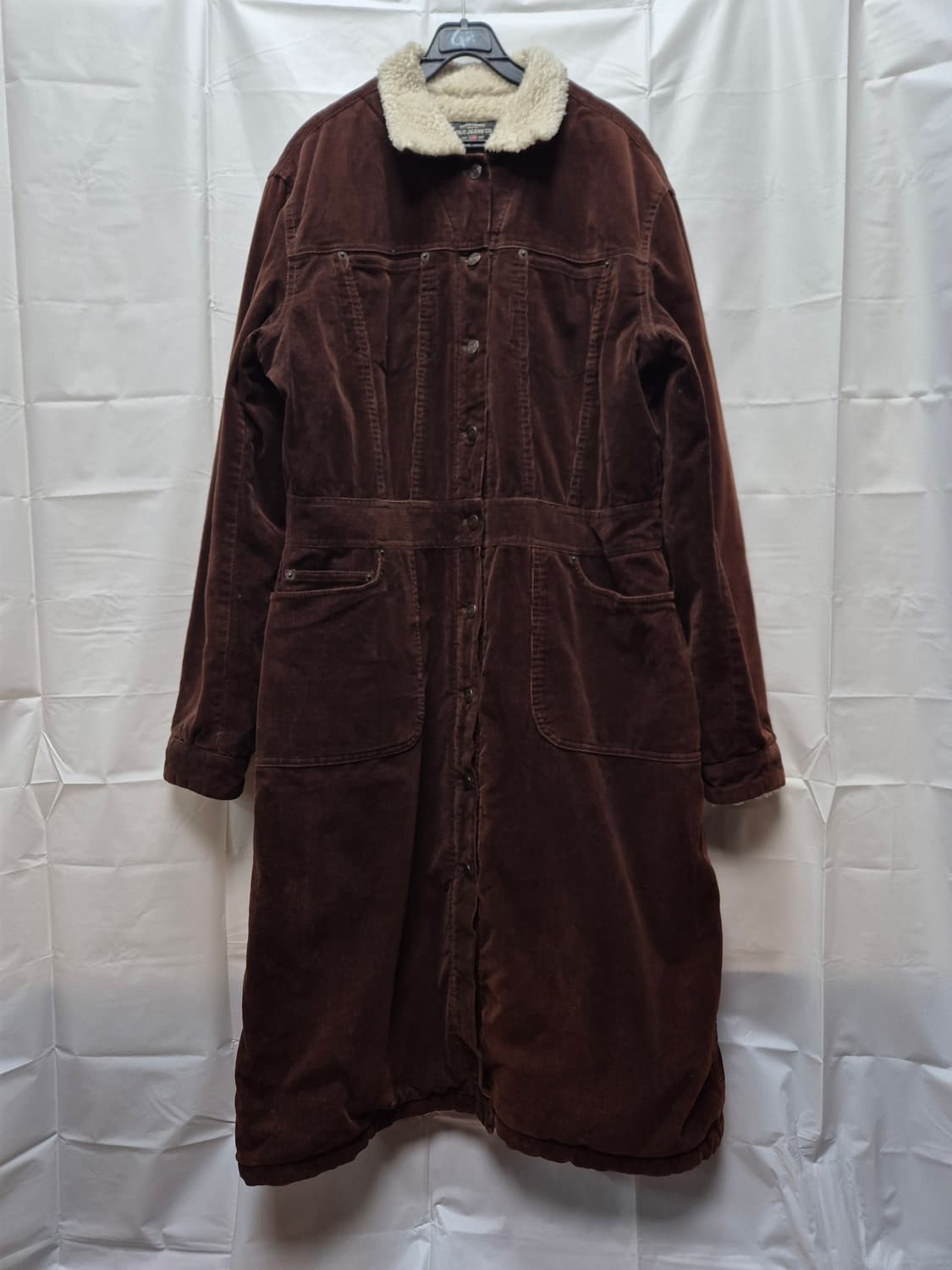 폴로 코듀로이 양털 롱코트 상품이미지1