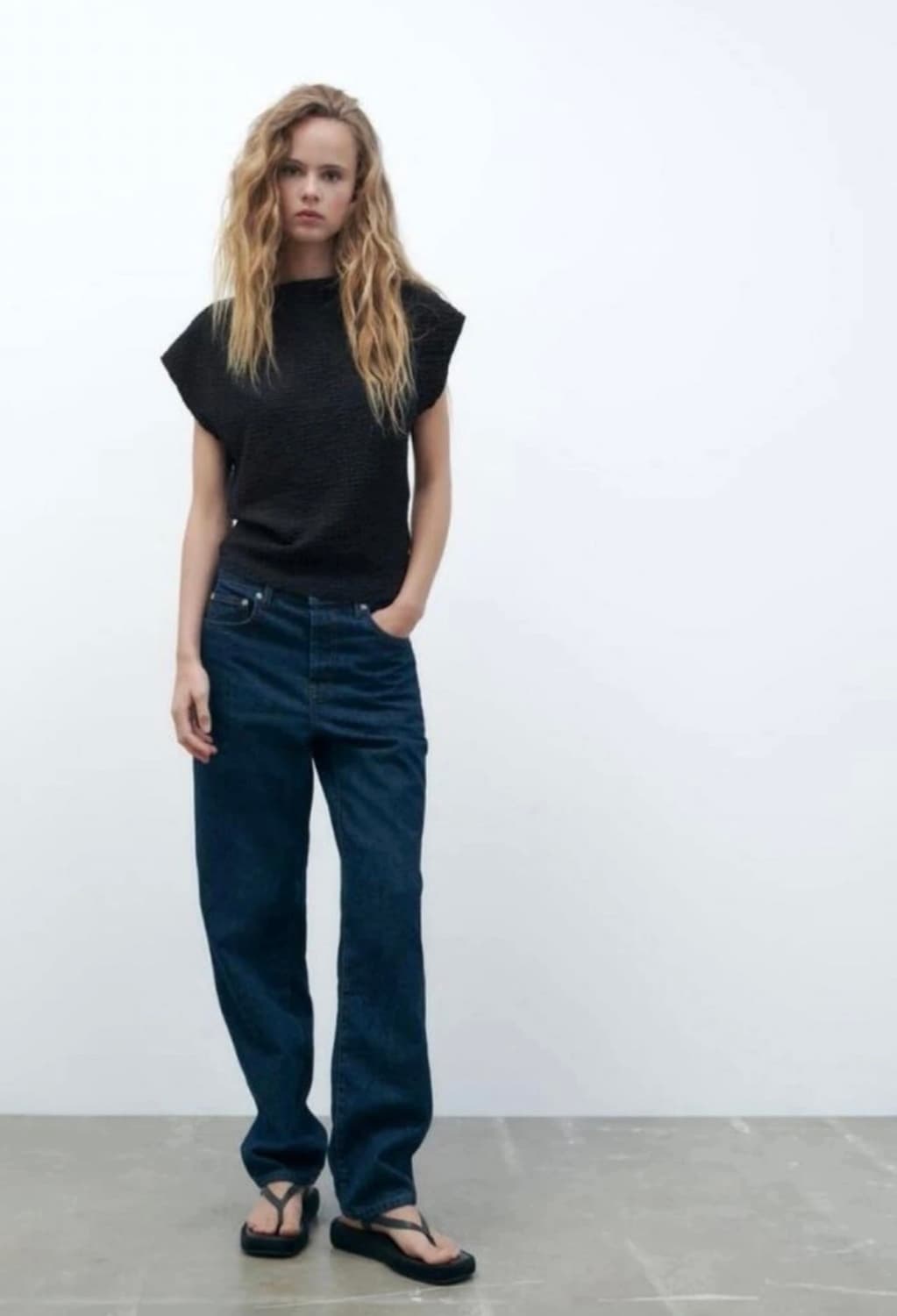 자라 링클반팔티셔츠s 새상품 상품이미지1