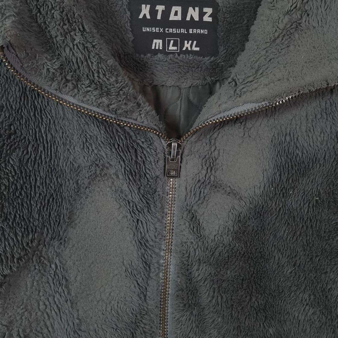 XTANZ 알래스카 자수 보아 후리스 집업 L 상품이미지5