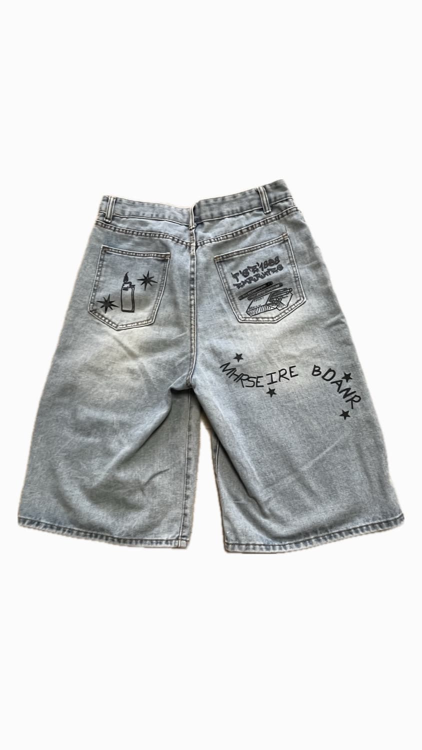 빈티지 7부 바지 상품이미지2