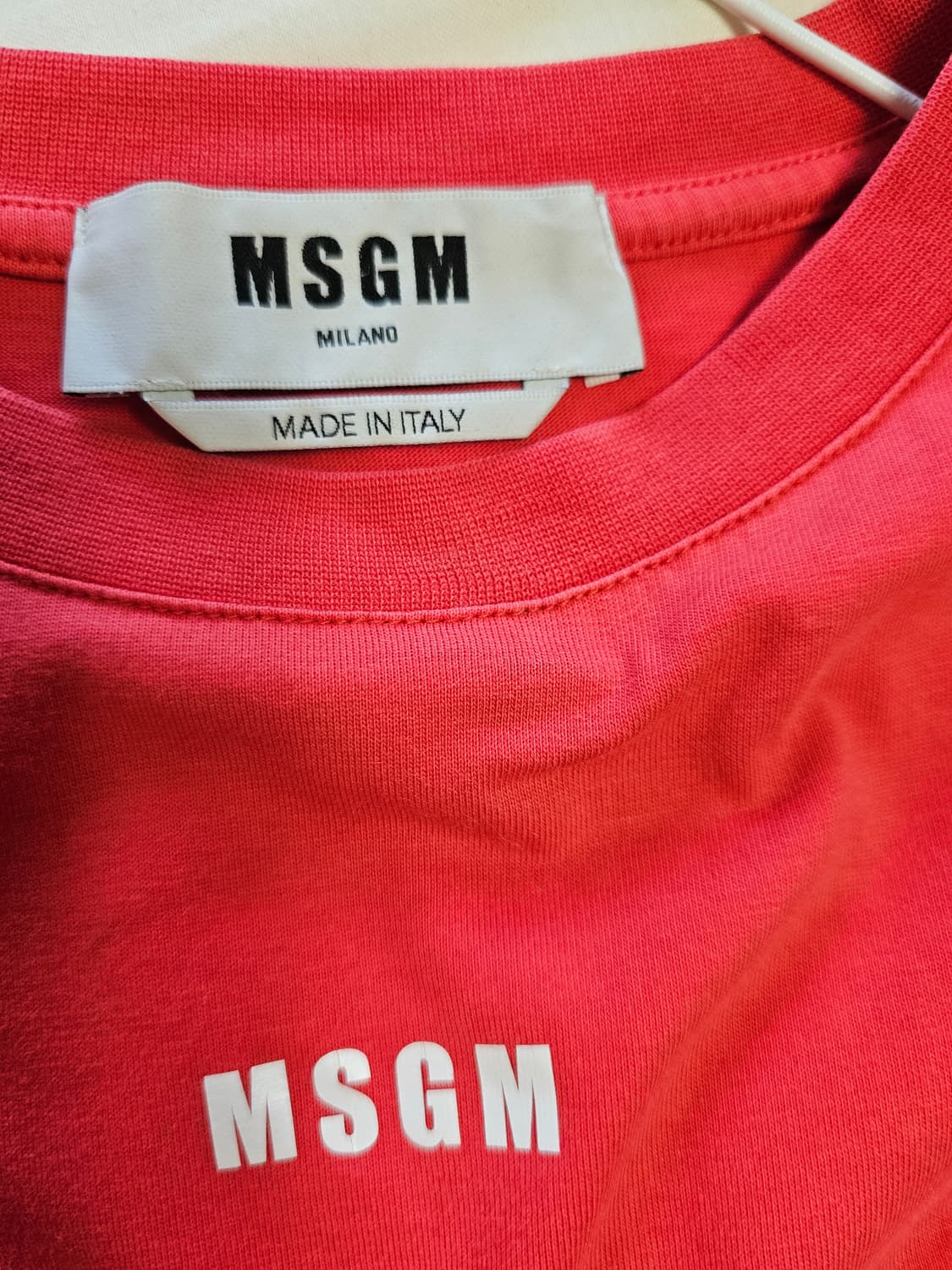 MSGM 스몰로고 반팔 M 상품이미지3