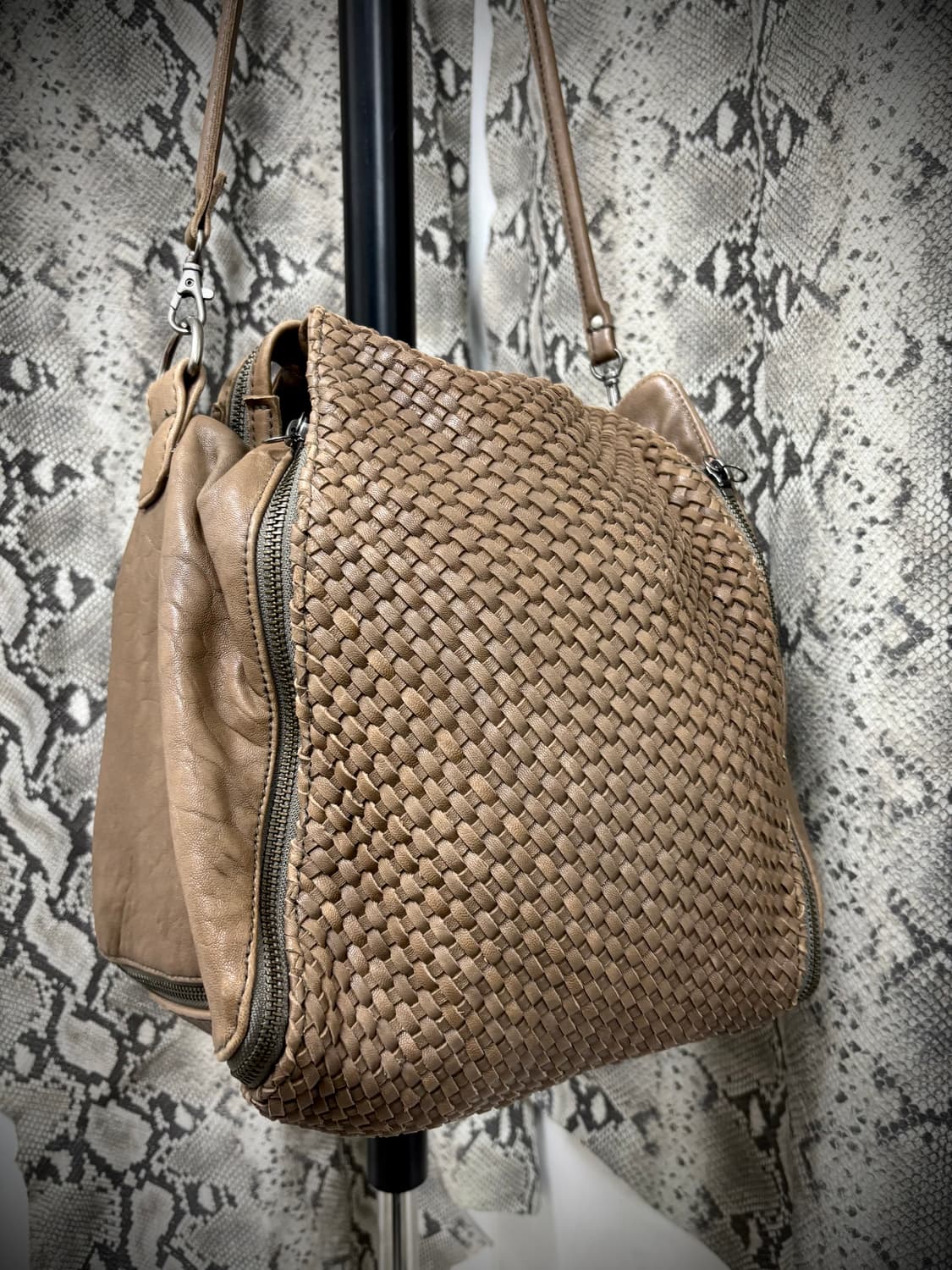 [Y2K Made in italy] Lamb Skin Zip Detail 상품이미지3