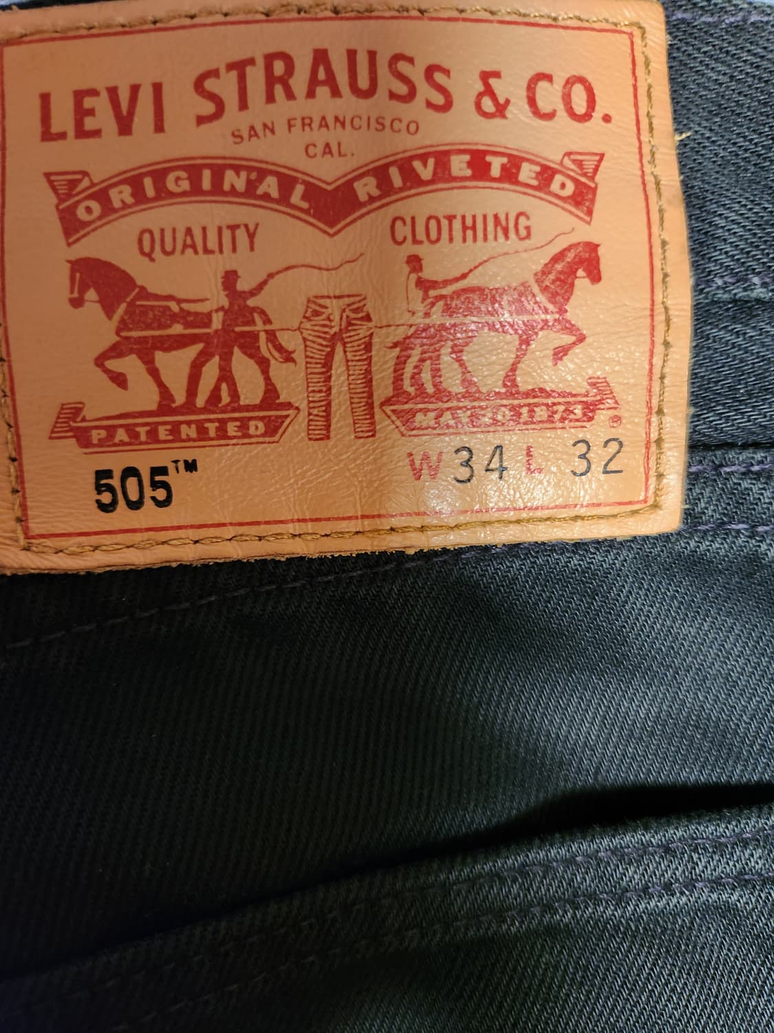 505 블랙 진 상품이미지3