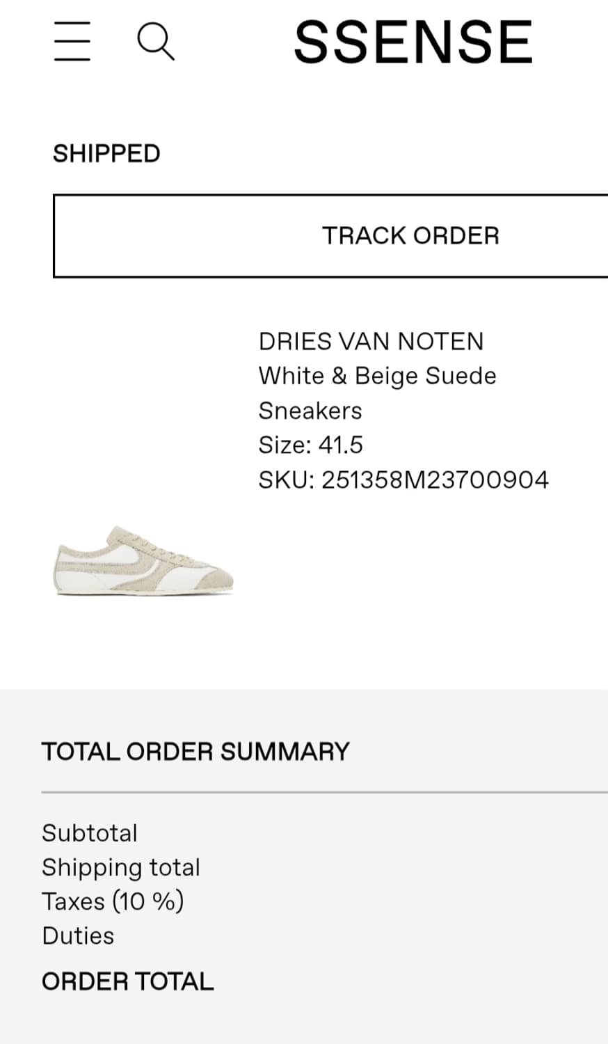 Dries Van Noten Suede Sneakers 41.5 상품이미지10