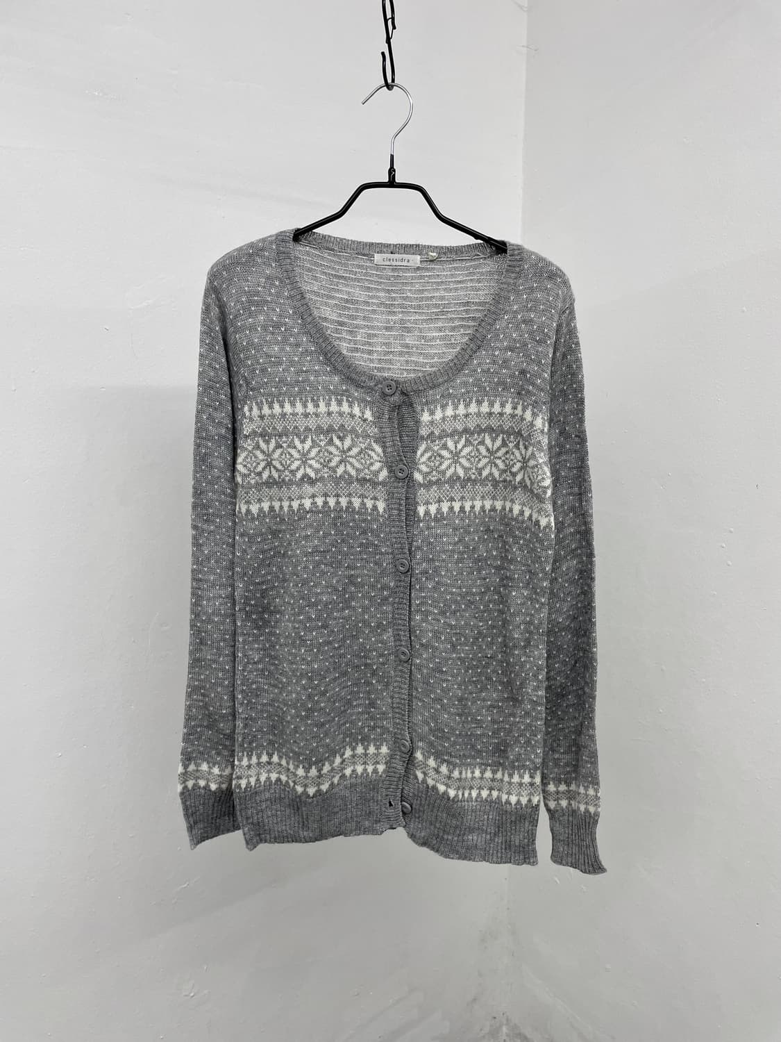 코지 노르딕 버튼 가디건 상품이미지5