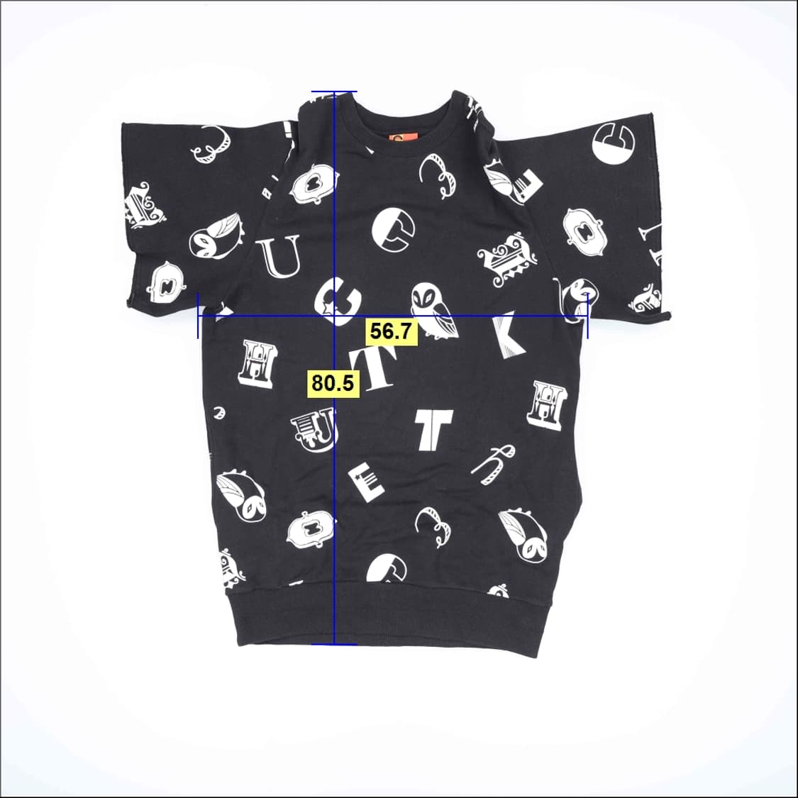 F 럭키슈에뜨 프린팅 오버핏 반팔티 0225H1 상품이미지7