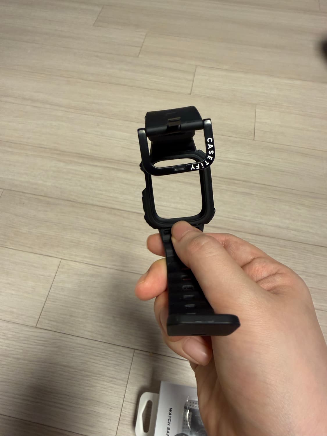 케이스티파이 오딧세이 밴드 애플워치 스트랩 블랙 40mm 상품이미지6