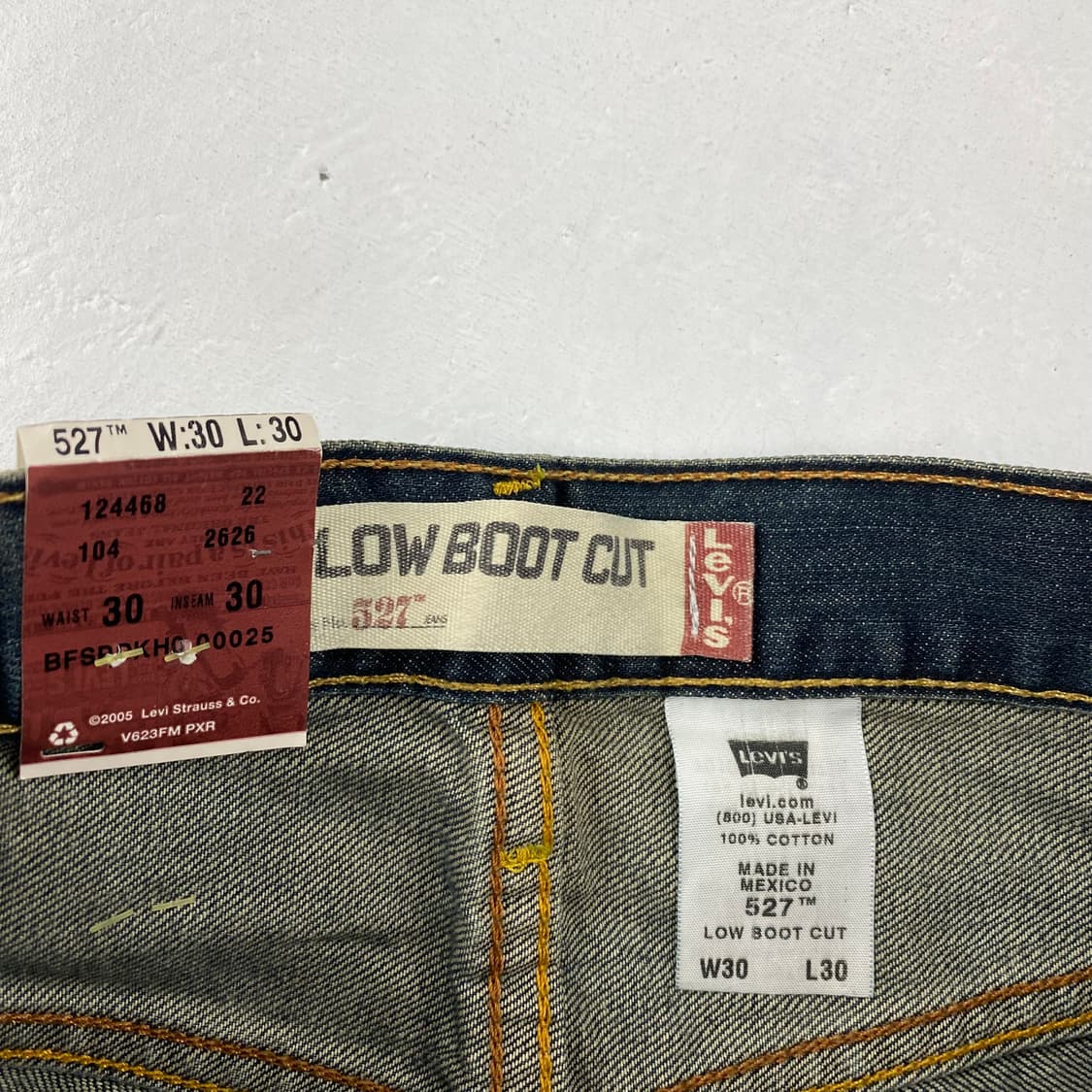 리바이스 527 워싱 부츠컷 플레어 진 (30) 상품이미지10